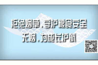 荷兰大屌操骚屄视频拒绝烟草，守护粮食安全